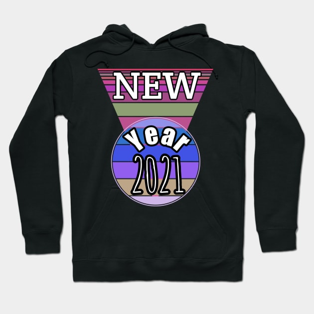 Happy New Year Hoodie by Blue Diamond Store